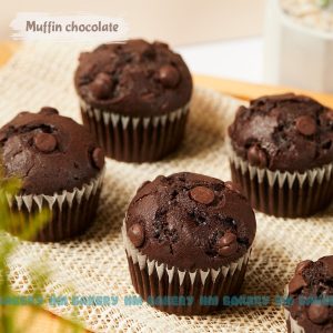 Muffin double chocolate