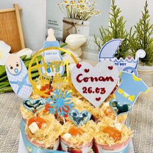 Set Cupcake trứng muối dễ thương cho bé