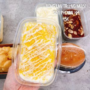 Bông lan trứng muối sốt phomai mini