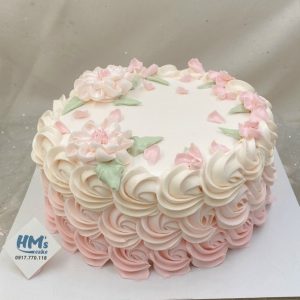 bánh kem hoa nhí tông hồng -N9