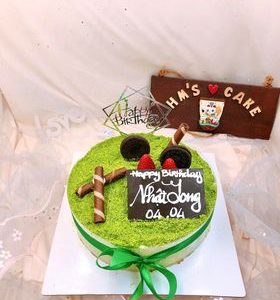 Mousse trà xanh dâu -TX1