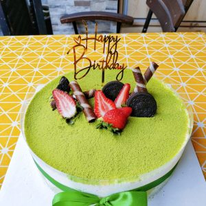 mousse trà xanh dâu bánh -TX2