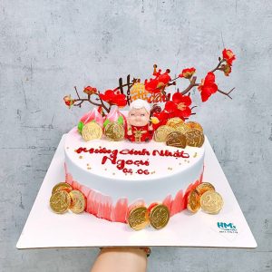 bánh kem bắt đào tiên ông/bà thọ