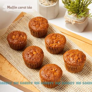 Muffin cà rốt - táo