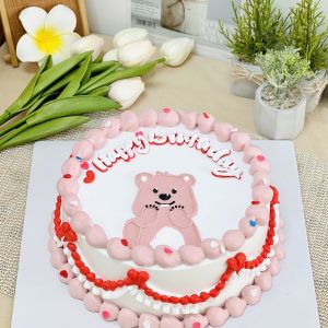 Bánh kem vẽ gấu