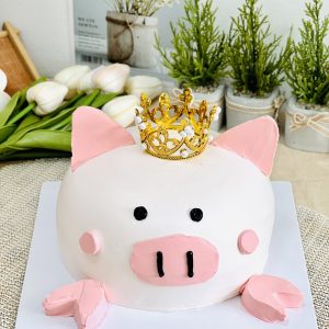 Bánh kem con heo dễ thương