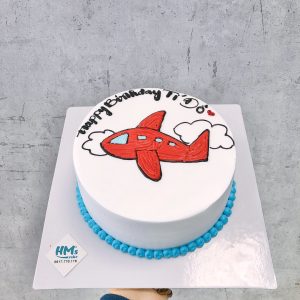 Bánh kem vẽ máy bay