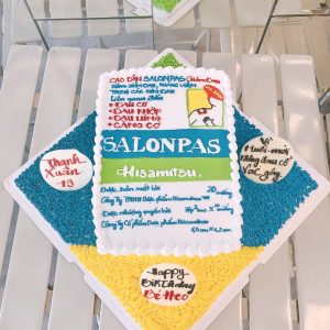 Bánh kem salonpas