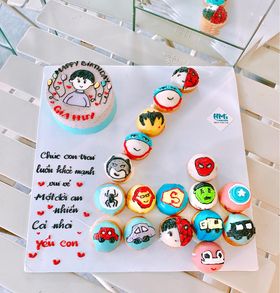 Su sing xếp số vẽ siêu nhân và bento nhỏ cho bé